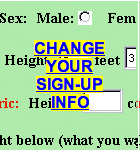 CHANGE YOUR SIGN-UP INFO